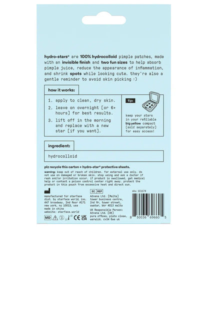 New Starface | Hydro Star Clear Pimple Patches | 32 parches