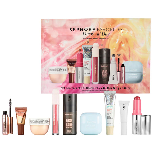 Preventa Sephora Favorites Vacay All Day Makeup and Skincare Value Set