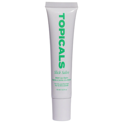 New Topicals | Slick Salve Glossy Lip Balm for Soothing + Hydration Mint