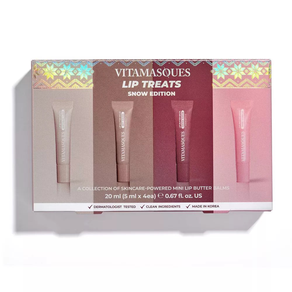 New Vitamasques Lip Treats Snow Edition - 4ct