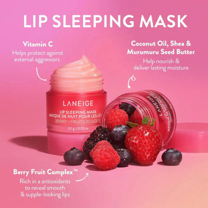 Laneige Berries N Choco Kisses Set: Lip Glowy Balm Berry