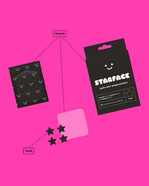 Starface Hydro-Star Pimple Patches Black Star