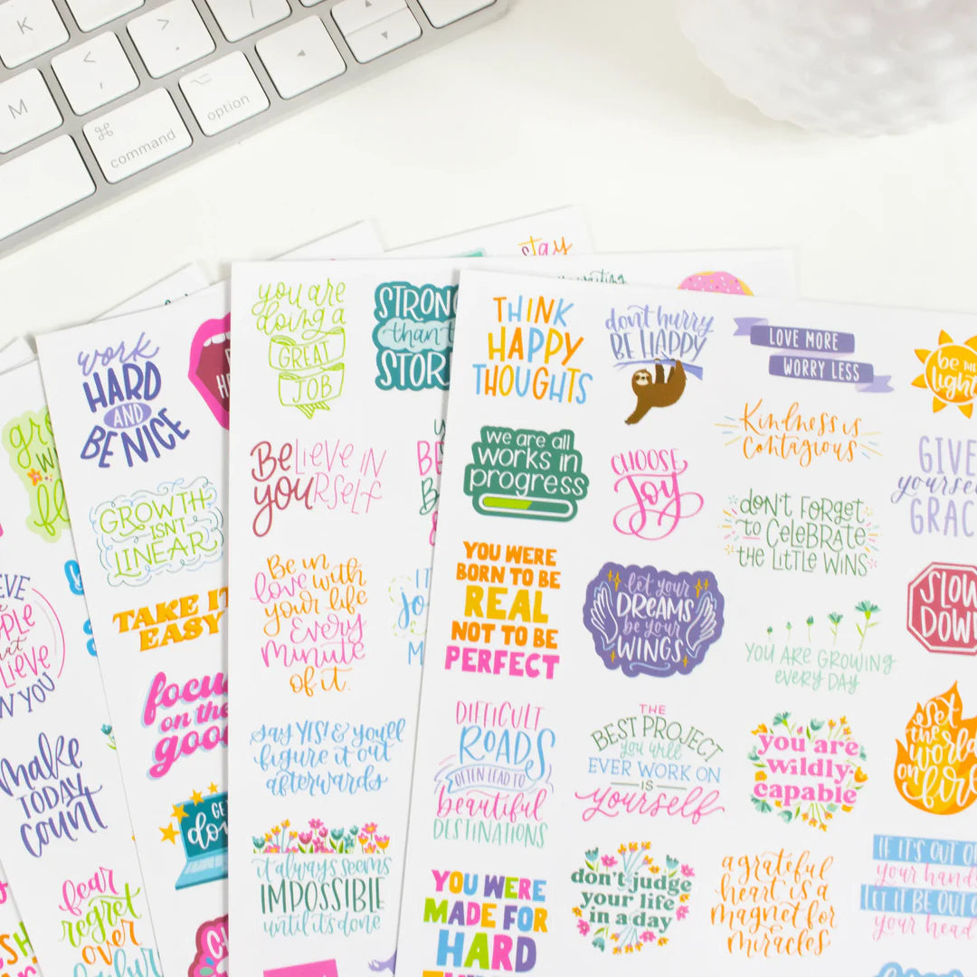Bloom | Inspirational quotes sticker pack