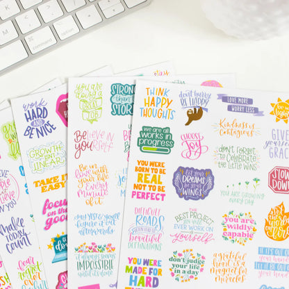 Bloom | Inspirational quotes sticker pack