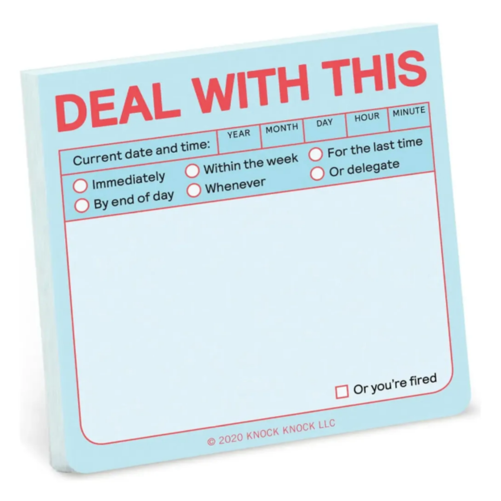 Knock Knock | Sticky notes