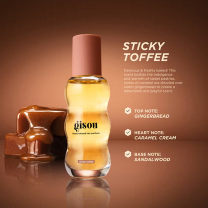 Gisou | Mini  Honey Infused Hair Perfume | Sticky Toffee