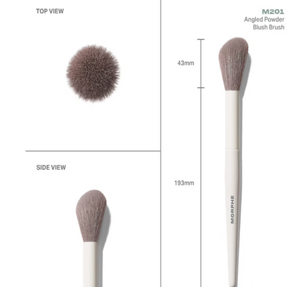 Morphe M201 Rounded Cream & Liquid Blush Brush
