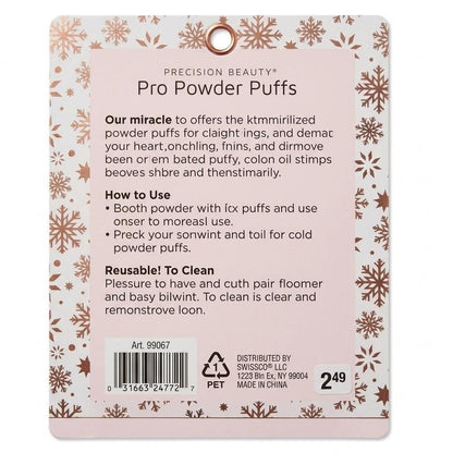 Precision Beauty | Pro Powder Puff 6 pcs