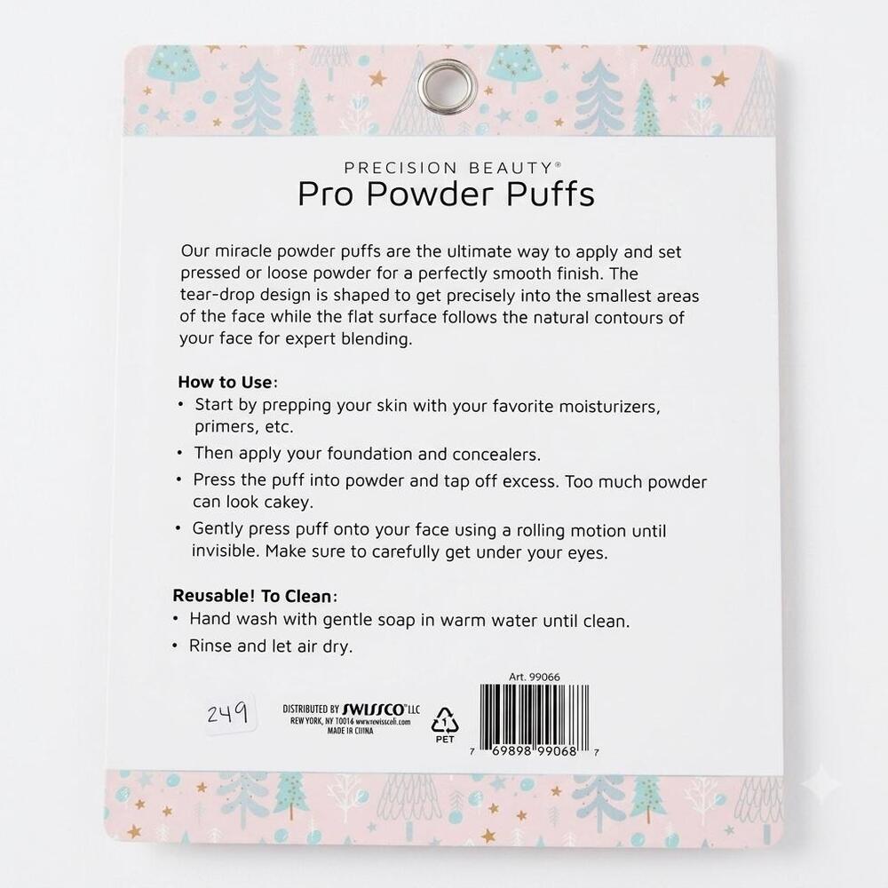 Precision Beauty | Pro Powder Puff 6 pcs