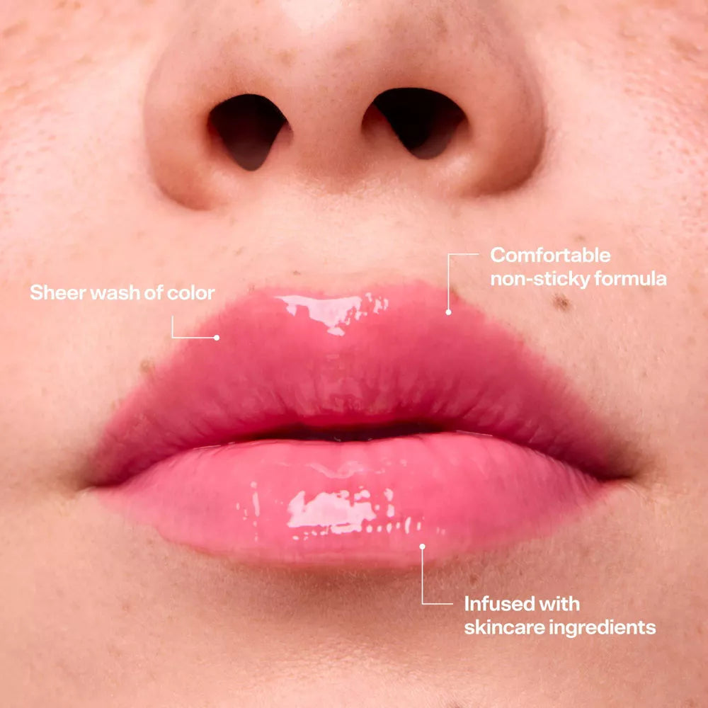 Preventa Elf x Bubble Glow Talk Tinted Lip Serum - Pinky Promise