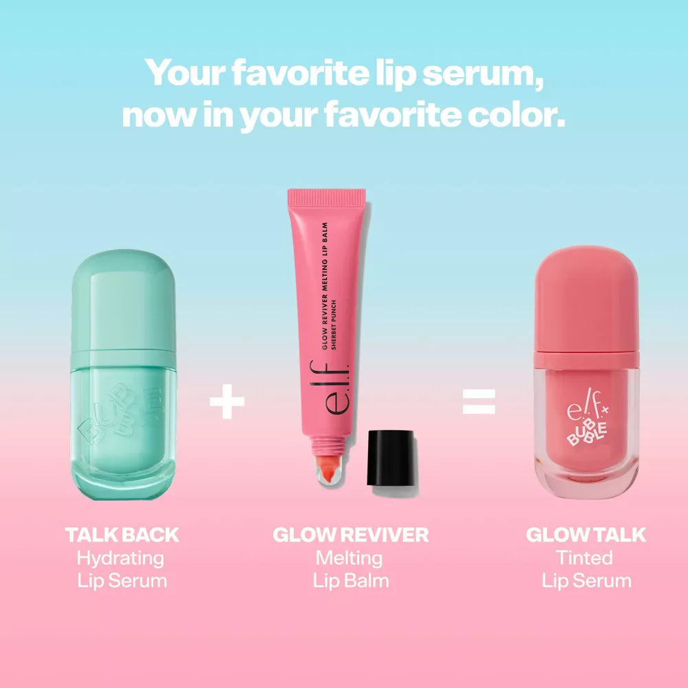 Preventa Elf x Bubble Glow Talk Tinted Lip Serum - Pinky Promise