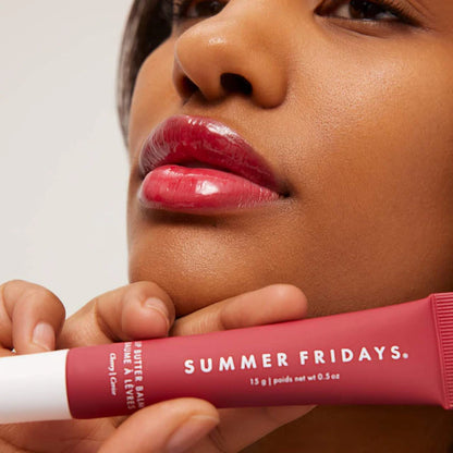 Lip Butter Balm for Hydration & Shine Summer Friday Cherry + Touchland