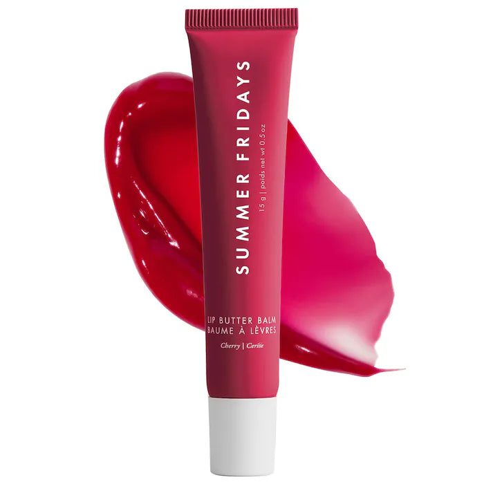 Lip Butter Balm for Hydration & Shine Summer Friday Cherry + Touchland