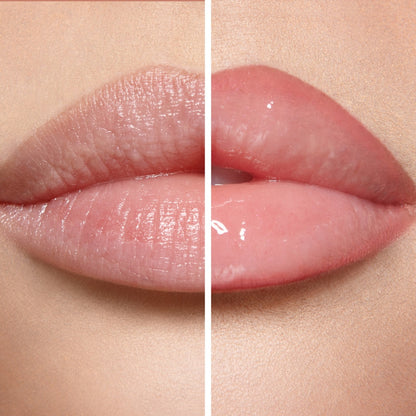 Mini Glossy Pink Lip Gloss + Lip Liner Set Fresh Pink