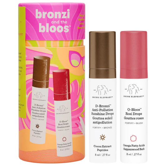 Bronzy and the bloos Color serum duo