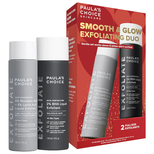 Paula's Choice Smooth & Glow Exfoliating Duo for Clear and Brighter looking skin