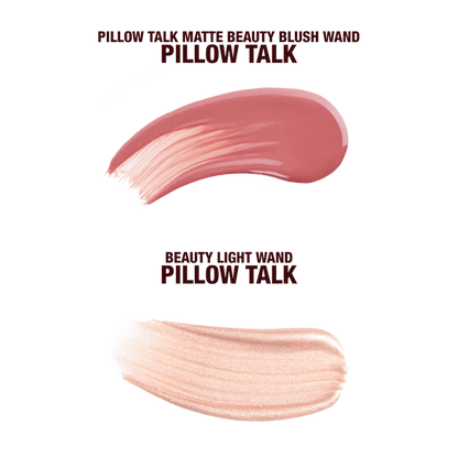 Charlotte Tilbury Mini Pillow Talk Iconic Blush & Glow Kit Set