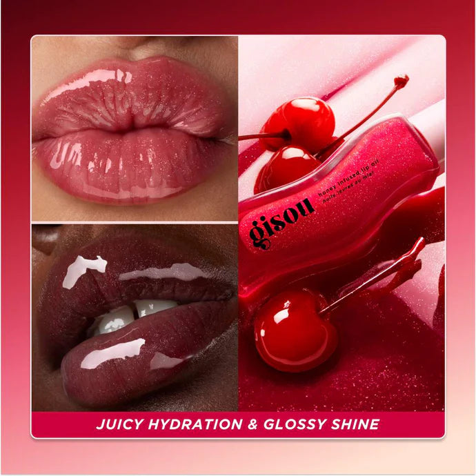 Honey Infused Hydrating Lip Oil Gisou Cherry