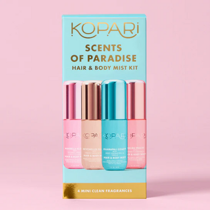Kopari | Scents of Paradise Women's Hair & Body Mist Kit 4Pcs