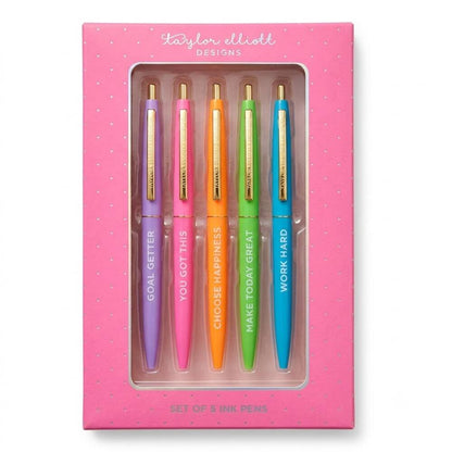 Taylor elliott I Set de 5 plumas